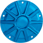 ARLEN NESS 10-Gauge Derby Cover - Blue - Big Twin 700-019