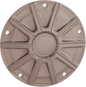 ARLEN NESS 10-Gauge Derby Cover - Titanium - Big Twin 700-023