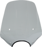MEMPHIS SHADES Big Shot Windshield - 9" Headlight Cutout - Black Smoke MEP57212