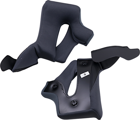 Z1R Warrant Cheek Pads – Black for Small Helmet Size 0134-2684