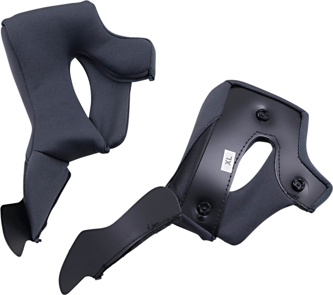 Z1R Warrant Cheek Pads - Black - XL by Z1R Part 0134-2687