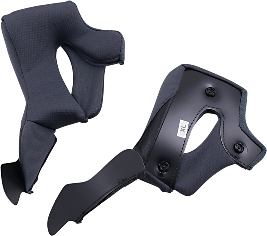 Z1R Warrant Cheek Pads - Black - XL by Z1R Part 0134-2687