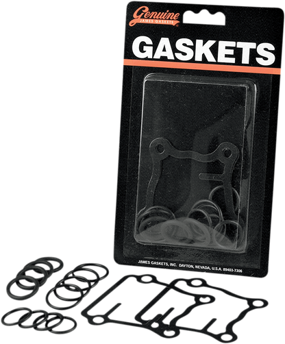 JAMES GASKET Pushrod Seal Tappet Cover Gasket and O-Ring Kit - '99-'17 Twin Cam JGI-11293-TC