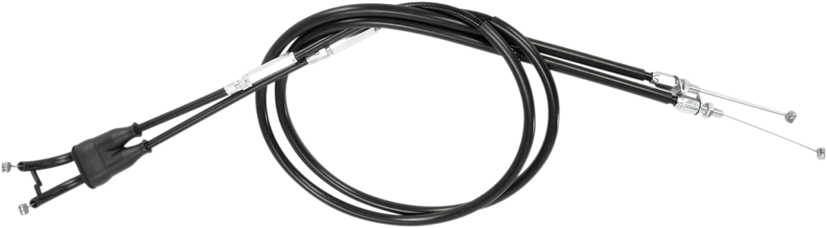 MOTION PRO Black Vinyl Throttle Cable - Push/Pull - '11-'12 Kawasaki KX 03-0428