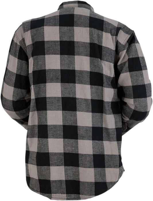 Z1R Duke Flannel Shirt - Gray/Black - XL 3040-2548
