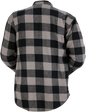 Z1R Duke Flannel Shirt - Gray/Black - 2XL 3040-2549