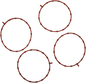 COMETIC C10204 Throttle Body Seal 4-Pack for Reliable Engine Performance