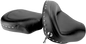 MUSTANG Seat - Wide - Touring - Without Backrest - Two-Piece - Chrome Studded - Black w/Conchos - VStar 950 76070