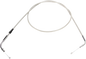 MOTION PRO Armor Coat Stainless Steel Throttle/Idle Cable for Cruisers - Push - 1600 Vulcan 63-0354
