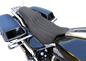 SADDLEMEN Knuckle 2-Up Seat - Black - Ribbed - FLH/FLT '08-'24 808-07B-047K