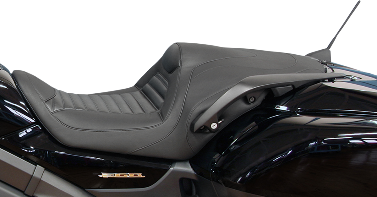 MUSTANG Seat - Tripper Fastback™ - Front Tuck-n-Roll - Black - F6B 76841