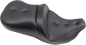 SADDLEMEN Pillow-Top Roadsofa™ Seat - with Backrest - Black - FLH/FLT '08-'24 808-07B-181