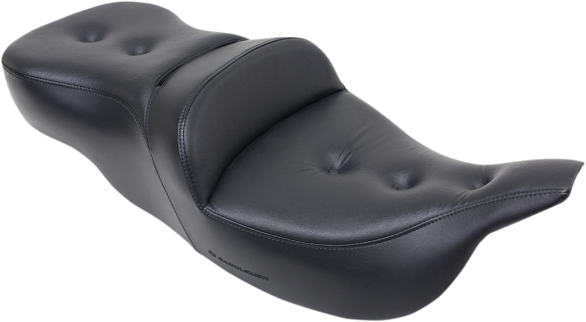 SADDLEMEN Pillow Top Roadsofa™ Seat - Heated - Black 897-07-181HCT