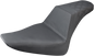 SADDLEMEN Step-Up Seat - Rear Lattice Stitch - Black - FLS 812-26-173
