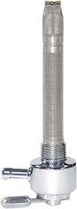 PINGEL Round Fuel Valve - Chrome - 3/8" NPT 1211-CR