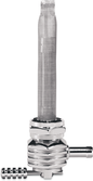 PINGEL Hex Fuel Valve - Finned Chrome - 22 mm 6311-CHF