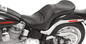 SADDLEMEN Seat - Explorer™ - Without Backrest - Stitched - Black - FLSTF '07-'17 806-12-0291