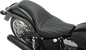 SADDLEMEN Knuckle 2-Up Seat - Ribbed - Black 806-12-047K