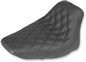 SADDLEMEN Renegade™ Solo Seat - Lattice Stitched - Black - FLST '06-'17 806-15-002LS