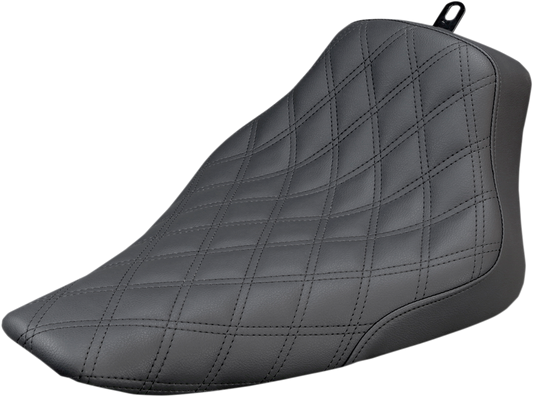 SADDLEMEN Renegade™ Solo Seat - Lattice Stitched - Black - FLS '12-'17 812-26-002LS