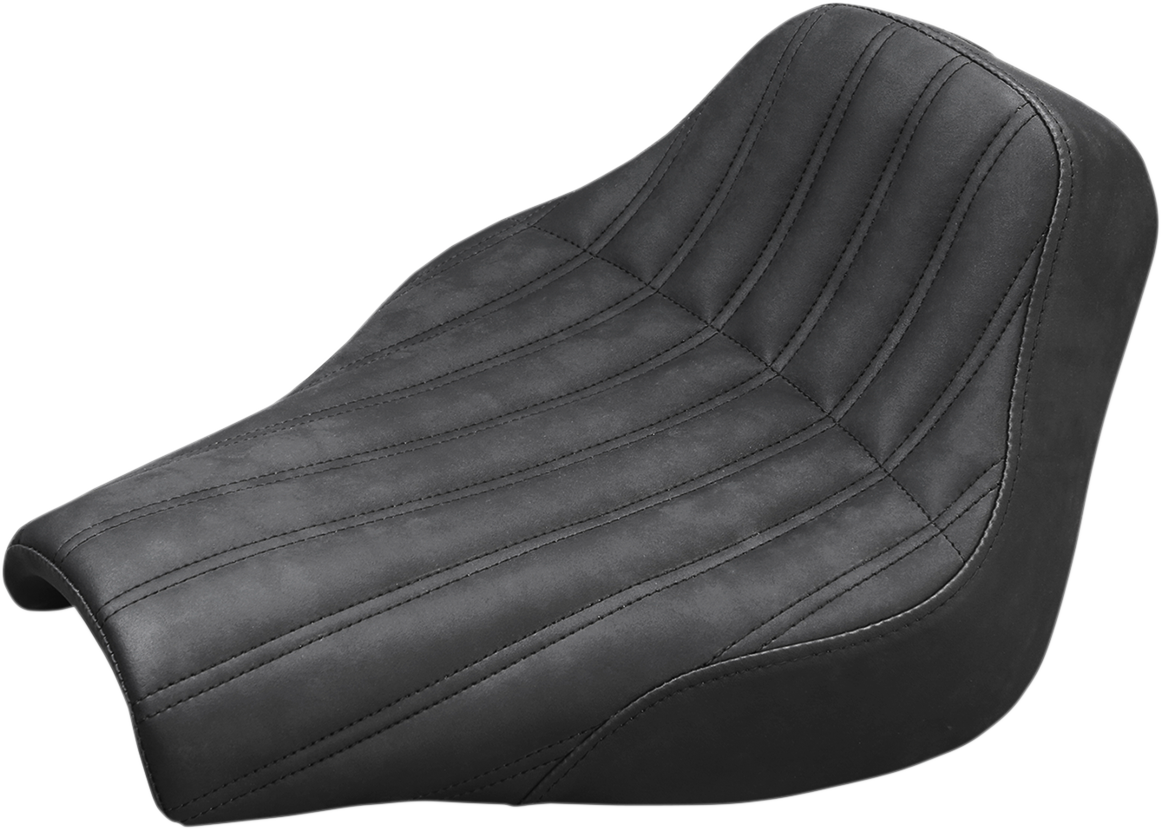 SADDLEMEN Knuckle Renegade™ Solo Seat - Black - FX '18-'23 818-30-0023