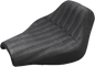 SADDLEMEN Knuckle Renegade™ Solo Seat - Black - FX '18-'23 818-30-0023
