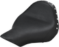 SADDLEMEN Seat - Renegade™ Solo - Black - Studded - FXSB '13-'17 813-27-001