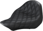 SADDLEMEN Renegade™ Solo Seat - Lattice Stitched - Black - FXSB '13-'17 813-27-002LS