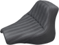 SADDLEMEN Knuckle Renegade™ Solo Seat - Black - FX '18-'20 818-28-0023