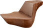 SADDLEMEN Step-Up Seat - Rear Lattice Stitch - Brown - FL/FX '18-'24 818-27-173BR