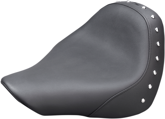 SADDLEMEN Seat - Renegade™ Solo - Black - Studded - FL/FX '18-'24 818-27-001