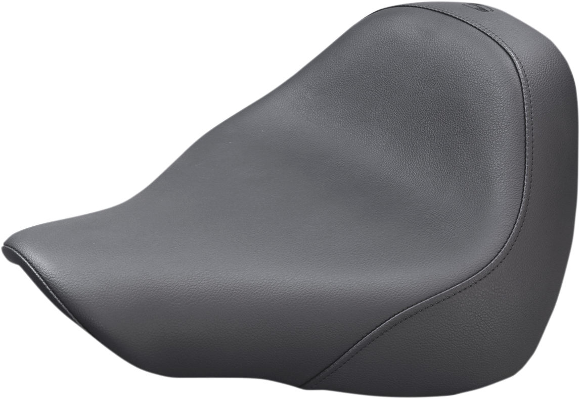 SADDLEMEN Seat - Renegade™ Solo - Black - Smooth - FL/FX '18-'24 818-27-002