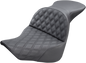 SADDLEMEN Explorer Seat - Lattice Stitched - FL/FX '18-'24 818-27-029LS