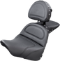 SADDLEMEN Explorer Special Seat - Studded - w/ Backrest - FL/FX '18-'24 818-27-040