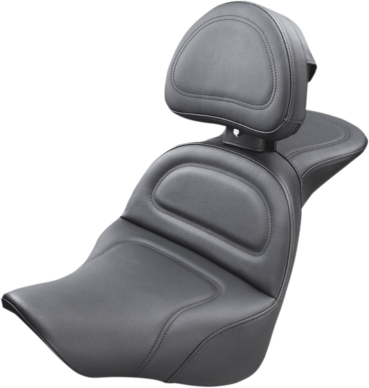 SADDLEMEN Explorer Seat - w/ Driver Backrest - FL/FX '18-'24 818-27-030