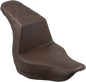 SADDLEMEN Step-Up Seat - Rear Lattice Stitch - Brown 818-29-173BR