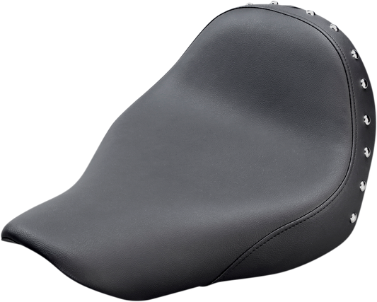 SADDLEMEN Seat - Renegade™ Solo - Black - Studded - FL/FX '18-'24 818-29-001