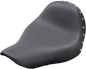 SADDLEMEN Seat - Renegade™ Solo - Black - Studded - FL/FX '18-'24 818-29-001