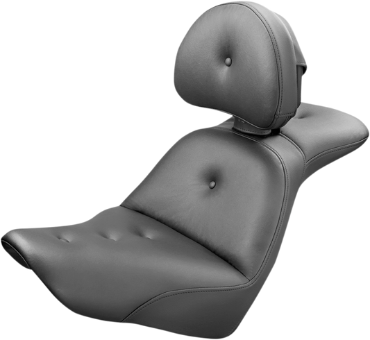 SADDLEMEN Explorer RoadSofa™ Seat - with Backrest - FL/FX '18-'23 818-29-030RS