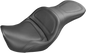SADDLEMEN Seat - Explorer™ - Without Backrest - Stitched - Black - Dyna '06-'17 806-04-0291