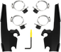 MEMPHIS SHADES Batwing - Mounting Kit - Black - FXLR MEB2036