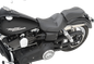 SADDLEMEN Dominator Solo Seat - w/o Backrest - Black w/ Gray Stitching - FL/FX '06-'17 806-04-0042