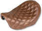 SADDLEMEN Renegade™ Solo Seat - Lattice Stitched - Brown - Dyna '06-'17 806-04-002BLS
