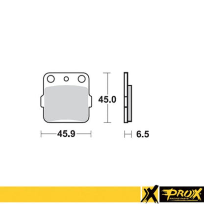 PROX Rear Brake Pads for Yamaha YZ80/85 (1993-2010) – Part #37.200802