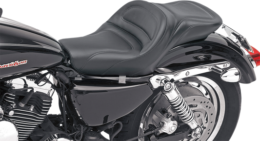 SADDLEMEN Seat - Explorer™ - Without Backrest - Stitched - Black - XL '04-'20 807-03-029