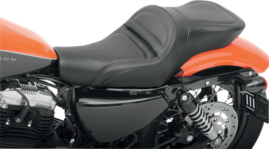 SADDLEMEN Seat - Explorer™ - Without Backrest - Stitched - Black - XL '04-'22 807-11-029