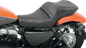SADDLEMEN Seat - Explorer™ - Without Backrest - Stitched - Black - XL '04-'22 807-11-029