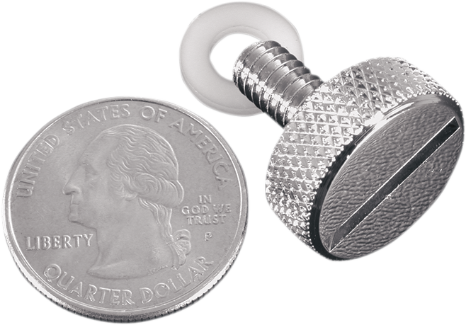 MUSTANG 1/4"-28 Thumbscrew - Includes Washer 78044