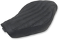 SADDLEMEN Knuckle Solo Seat - Ribbed - Black - XL '04-'20 807-03-0023