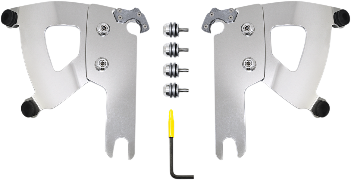 MEMPHIS SHADES Road Warrior Mounting Kit - Polished - FLHR MEK2040